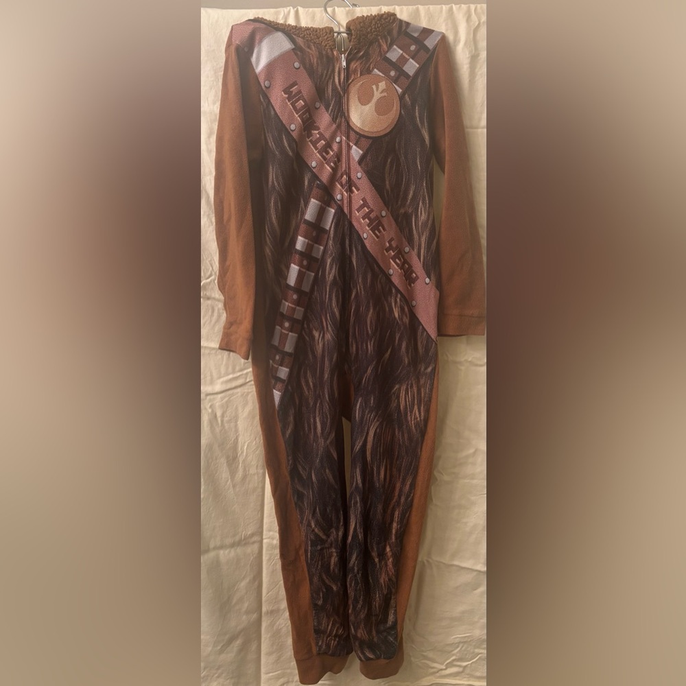 Star Wars Brown Chewbacca Kids One Piece Footie